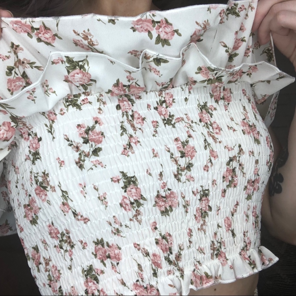NEW Floral Tube Top - Picture 2 of 9